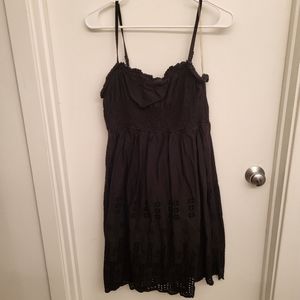 Black summertime baby doll dress